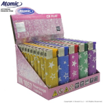 ACCENDINO CON STELLE ATOMIC   BOX DA 50 PZ IL PREZZO SI RIFERISCE AL SINGOLO PEZZO