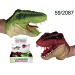 BURATTINO DINOSAURO  15 CM  2 COLORI ASS