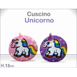 CUSCINO STAMPA UNICORNO CM 13