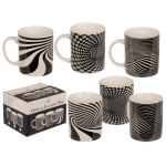 TAZZA LATTE OPTICAL ILLUSION MUG