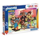 CLEMENTONI PLAYMOBIL® THE MOVIE PUZZLE SUPERCOLOR 104 PIÈCES 25X34,5CM