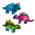 Printed comical dinosaur 20 x 40cm, 3 assorted models