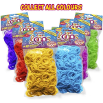 CRAZE Loops Loombands (600 pcs + 30 Clips) assortitis 10x19cm