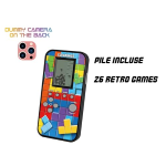 ideogioco Portatile, Brick Game Tascabile, Console Retro Portatile 26 Giochi, Pile Incluse