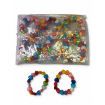 BRACCIALETTI CON CUORI COLORATI