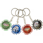 KEYCHAIN PORTACHIAVI POKER
